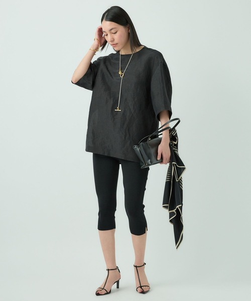 Chaos（カオス）の「Chaos(カオス)/パースローブＴシャツ　◆セットアップ可◆（シャツ/ブラウス・レディース・ブラック/アイボリー/ミント・FREE）」の12枚目の写真