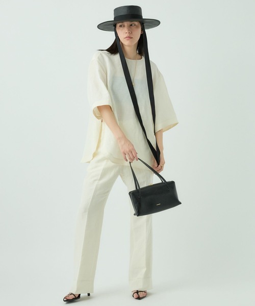 Chaos（カオス）の「Chaos(カオス)/パースローブＴシャツ　◆セットアップ可◆（シャツ/ブラウス・レディース・ブラック/アイボリー/ミント・FREE）」の8枚目の写真