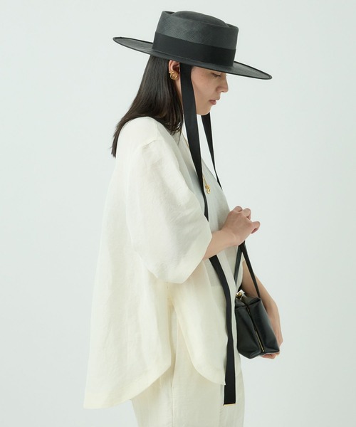 Chaos（カオス）の「Chaos(カオス)/パースローブＴシャツ　◆セットアップ可◆（シャツ/ブラウス・レディース・ブラック/アイボリー/ミント・FREE）」の10枚目の写真