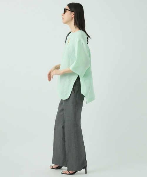 Chaos（カオス）の「Chaos(カオス)/パースローブＴシャツ　◆セットアップ可◆（シャツ/ブラウス・レディース・ブラック/アイボリー/ミント・FREE）」の21枚目の写真