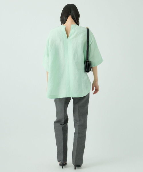 Chaos（カオス）の「Chaos(カオス)/パースローブＴシャツ　◆セットアップ可◆（シャツ/ブラウス・レディース・ブラック/アイボリー/ミント・FREE）」の22枚目の写真