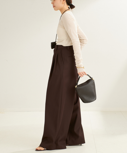 Plage Mesh Sheer ロンT 2WAY HALTER キャミソール plage（プラージュ）の「《追加》Mesh Sheer ロンT（Tシャツ