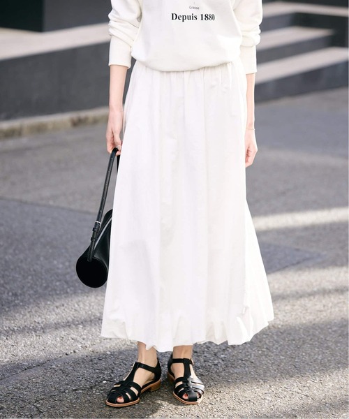 SLOBE IENA(スローブイエナ)の「《WEB限定/追加2》バルーンイージースカート(スカート・レディース・ネイビー/ホワイト・FREE)」の15枚目の写真