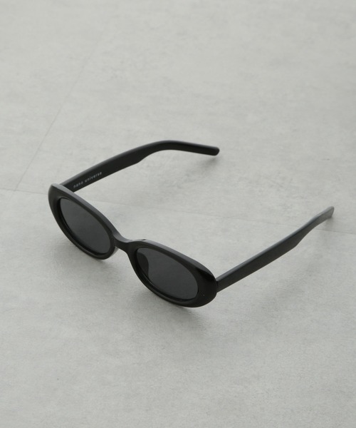 NANO universe（ナノユニバース）の「オーバル型サングラス（サングラス・レディース・ブラック/ブラウン・FREE）」の5枚目の写真