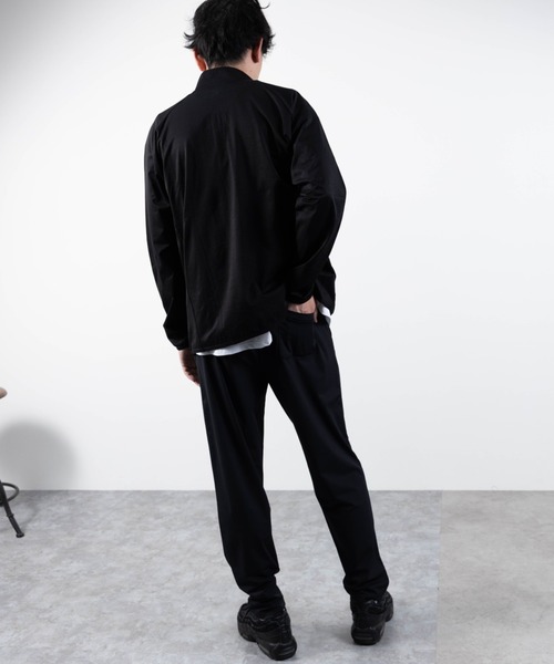 SKKONE（スコーネ）の「IceVeil ナイロンストレッチ ロングパンツ（その他パンツ・メンズ・ネイビー/チャコール/ネイビー×ホワイト/ブラック×ホワイト/ブラック/グレー×ホワイト・L/LL/M）」の9枚目の写真