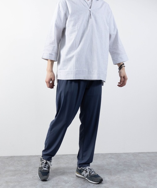 SKKONE（スコーネ）の「IceVeil ナイロンストレッチ ロングパンツ（その他パンツ・メンズ・ネイビー/チャコール/ネイビー×ホワイト/ブラック×ホワイト/ブラック/グレー×ホワイト・L/LL/M）」の19枚目の写真