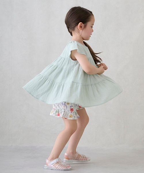 petit main（プティマイン）の「【水陸両用】フリルショートパンツ（スイムグッズ・キッズ・ホワイト系/レッド/ブルー/ライトピンク/スモークピンク/ライトブルー・130cm/80ｃｍ/110cm/100cm/90cm/120cm）」の8枚目の写真