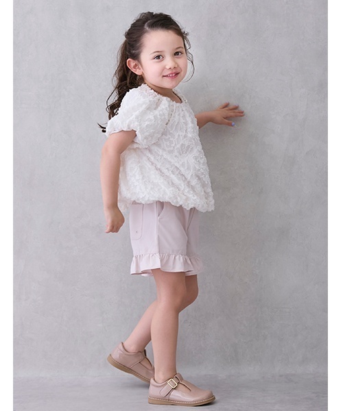 petit main（プティマイン）の「【水陸両用】フリルショートパンツ（スイムグッズ・キッズ・ホワイト系/レッド/ブルー/ライトピンク/スモークピンク/ライトブルー・130cm/80ｃｍ/110cm/100cm/90cm/120cm）」の10枚目の写真