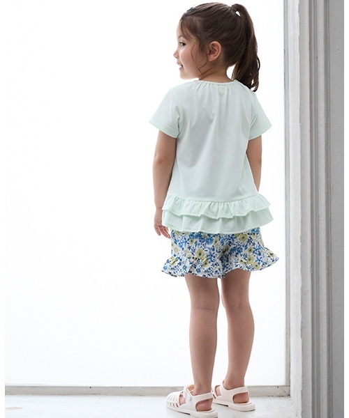 petit main（プティマイン）の「【水陸両用】フリルショートパンツ（スイムグッズ・キッズ・ホワイト系/レッド/ブルー/ライトピンク/スモークピンク/ライトブルー・130cm/80ｃｍ/110cm/100cm/90cm/120cm）」の12枚目の写真