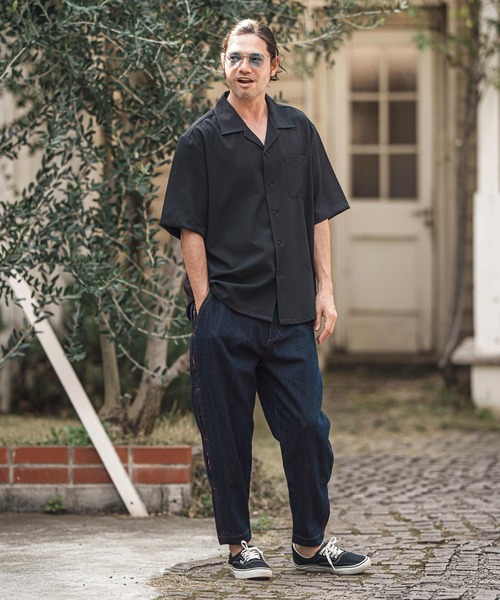 パンツ leoleo セール】Leopard-print belted wide-leg pants / レオパード柄ベルト