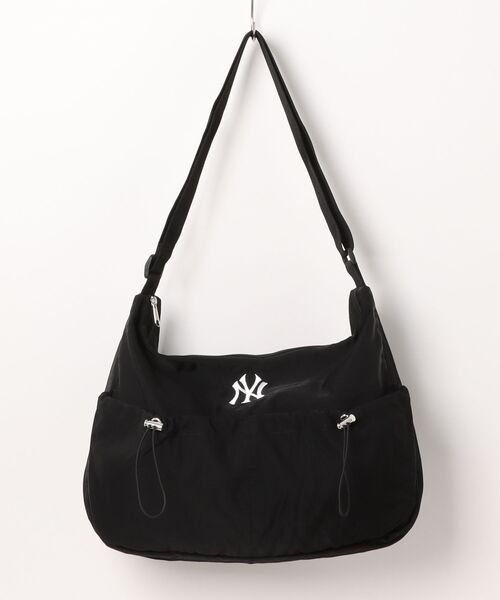 MLB(メジャーリーグベースボール)の「MLB ロゴ刺繍 ショルダーバッグ(ショルダーバッグ・レディース・アイボリー/ブラック/グレー・FREE)」の13枚目の写真