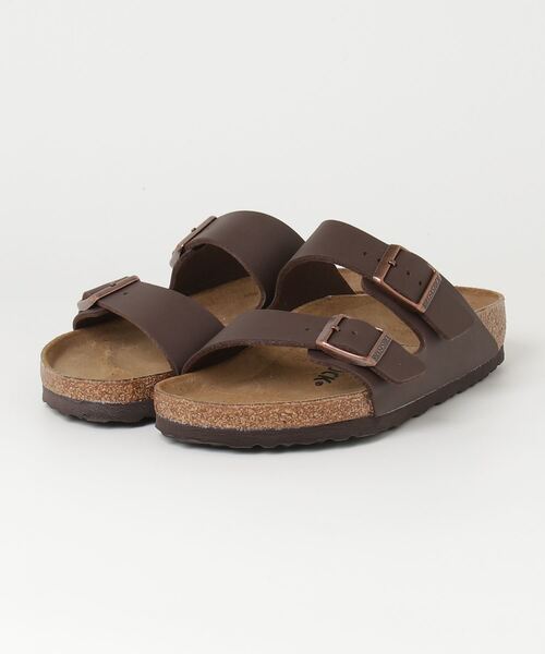 BIRKENSTOCK(ビルケンシュトック)の「ビルケンシュトック BIRKENSTOCK Arizona BF Dark Brown(サンダル・メンズ・ブラウン・24.5cm/26.5cm/23.0cm/24.0cm/25.0cm/26.0cm/27.0cm/28.0cm)」の1枚目の写真