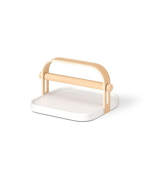 entre square（アントレスクエアー）の「UMBRA/ベルウッド ナプキンホルダー ホワイト/ナチュラル（キッチン収納・レディース・ホワイト・ONE SIZE）」の7枚目の写真