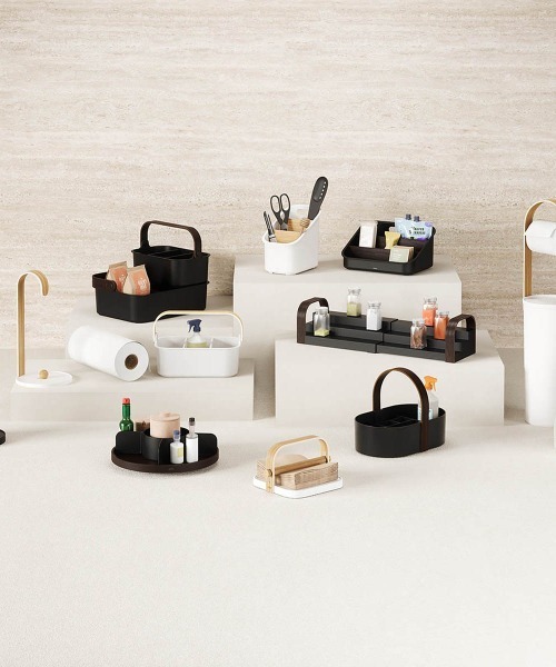 entre square（アントレスクエアー）の「UMBRA/ベルウッド ナプキンホルダー ホワイト/ナチュラル（キッチン収納・レディース・ホワイト・ONE SIZE）」の20枚目の写真