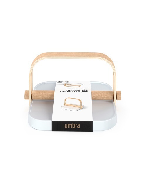 entre square（アントレスクエアー）の「UMBRA/ベルウッド ナプキンホルダー ホワイト/ナチュラル（キッチン収納・レディース・ホワイト・ONE SIZE）」の11枚目の写真