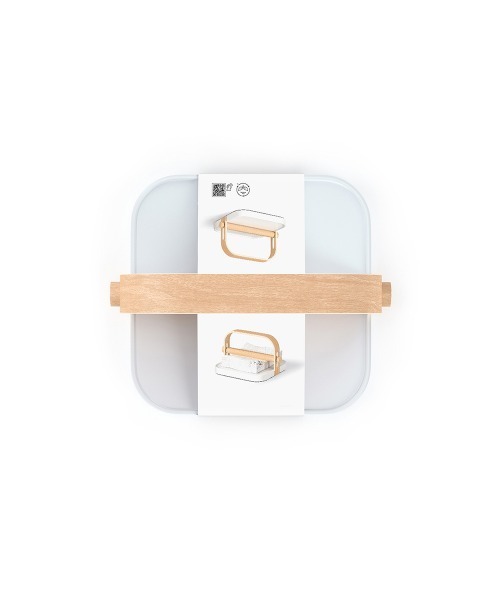 entre square（アントレスクエアー）の「UMBRA/ベルウッド ナプキンホルダー ホワイト/ナチュラル（キッチン収納・レディース・ホワイト・ONE SIZE）」の12枚目の写真