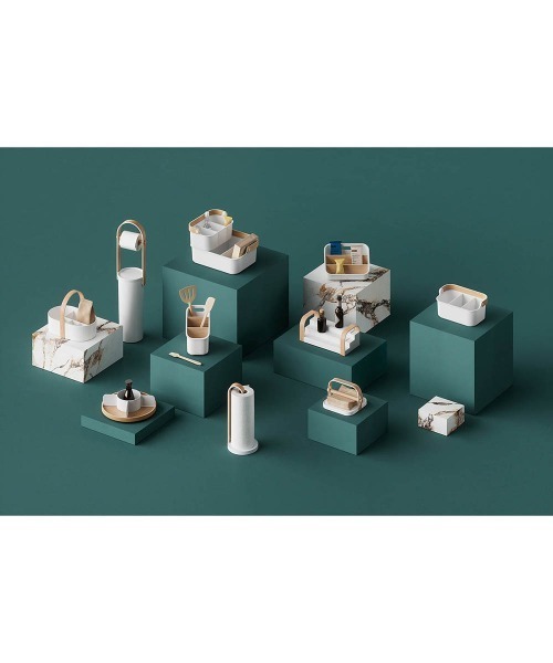 entre square（アントレスクエアー）の「UMBRA/ベルウッド ナプキンホルダー ホワイト/ナチュラル（キッチン収納・レディース・ホワイト・ONE SIZE）」の21枚目の写真