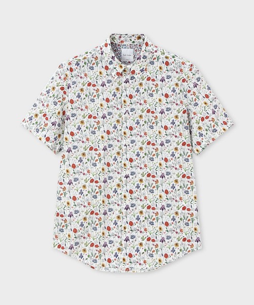 【極美品】　ポールスミス　リバティ　フローラルプリント　花柄　総柄　半袖シャツ Paul Smith｜リバティ フローラルプリント シャツ | Rakuten