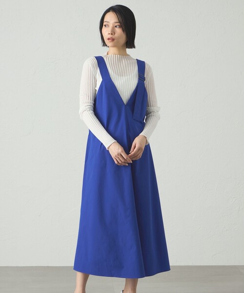 CAST:(キャストコロン)の「雨の日ジャンスカワンピース(ワンピース・レディース・グリーン系その他7/ネイビー/ブルー系その他4・S/M)」の1枚目の写真