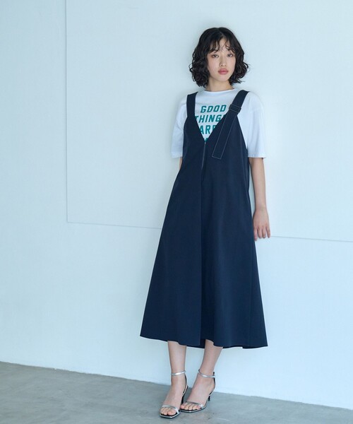 CAST:(キャストコロン)の「雨の日ジャンスカワンピース(ワンピース・レディース・グリーン系その他7/ネイビー/ブルー系その他4・S/M)」の5枚目の写真