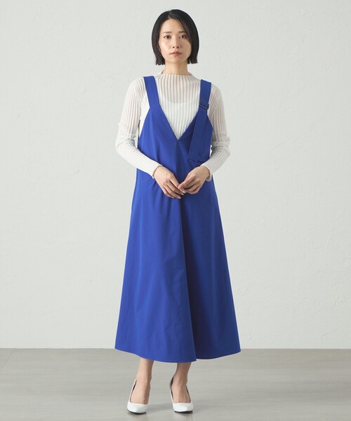 CAST:(キャストコロン)の「雨の日ジャンスカワンピース(ワンピース・レディース・グリーン系その他7/ネイビー/ブルー系その他4・S/M)」の6枚目の写真