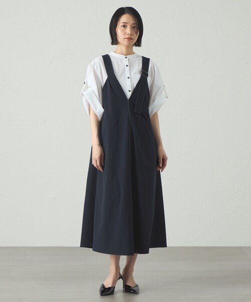 CAST:(キャストコロン)の「雨の日ジャンスカワンピース(ワンピース・レディース・グリーン系その他7/ネイビー/ブルー系その他4・S/M)」の7枚目の写真