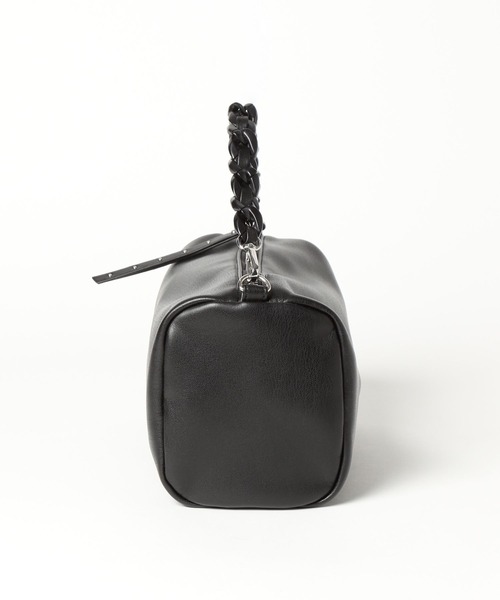 LEPSIM（レプシィム）の「フェイクレザーシリンダーバッグ　451459（ショルダーバッグ・レディース・ブラック/サックスブルー/アイボリー・ONE SIZE）」の11枚目の写真