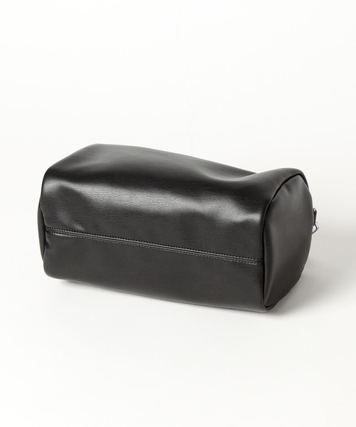 LEPSIM（レプシィム）の「フェイクレザーシリンダーバッグ　451459（ショルダーバッグ・レディース・ブラック/サックスブルー/アイボリー・ONE SIZE）」の13枚目の写真