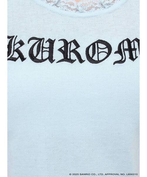 jouetie（ジュエティ）の「【メロクロコラボ】KUROMIフリルチョーカーリボントップス（Tシャツ/カットソー・レディース・ブラック/ブルー・MEDIUM）」の17枚目の写真