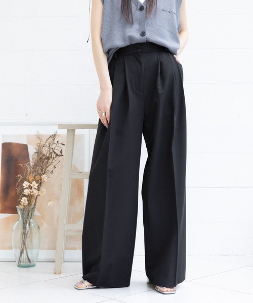 RAGEBLUE（レイジブルー）の「TR3タックワイドスラックス（スラックス・レディース・ブラック/ネイビー・MEDIUM/LARGE）」の11枚目の写真