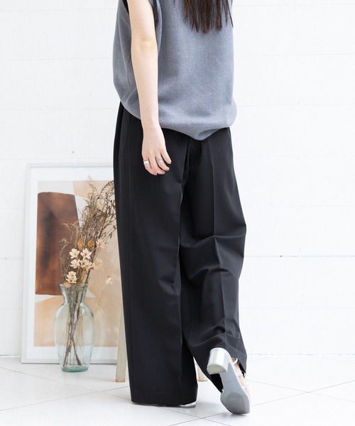 RAGEBLUE（レイジブルー）の「TR3タックワイドスラックス（スラックス・レディース・ブラック/ネイビー・MEDIUM/LARGE）」の8枚目の写真