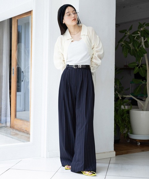 RAGEBLUE（レイジブルー）の「TR3タックワイドスラックス（スラックス・レディース・ブラック/ネイビー・MEDIUM/LARGE）」の4枚目の写真