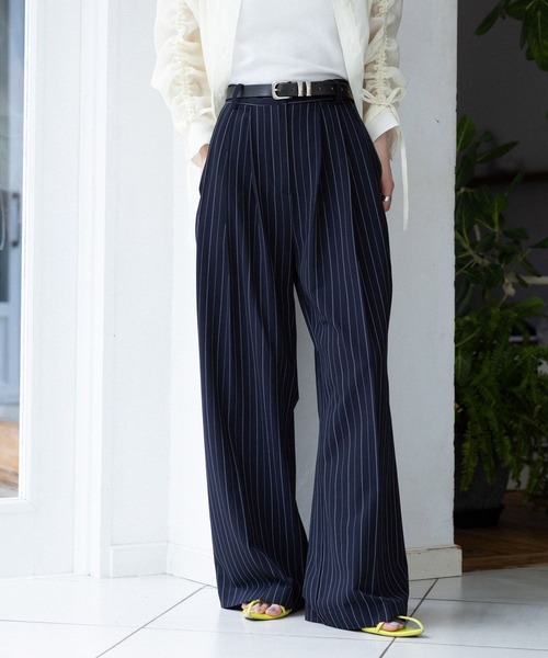 RAGEBLUE（レイジブルー）の「TR3タックワイドスラックス（スラックス・レディース・ブラック/ネイビー・MEDIUM/LARGE）」の3枚目の写真