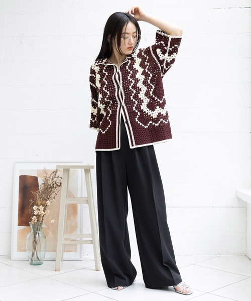 RAGEBLUE（レイジブルー）の「TR3タックワイドスラックス（スラックス・レディース・ブラック/ネイビー・MEDIUM/LARGE）」の22枚目の写真