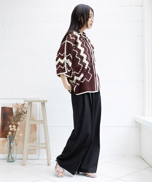 RAGEBLUE（レイジブルー）の「TR3タックワイドスラックス（スラックス・レディース・ブラック/ネイビー・MEDIUM/LARGE）」の21枚目の写真