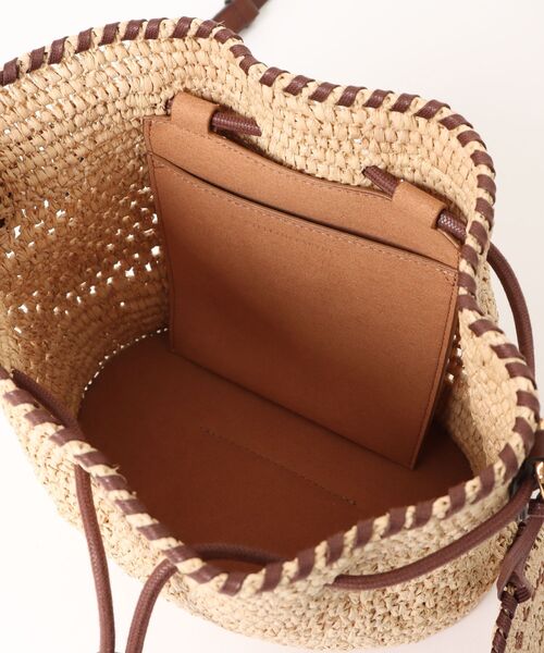 Falabella Raffia Crochet Bucket Bag / ファラベラ ラフィア