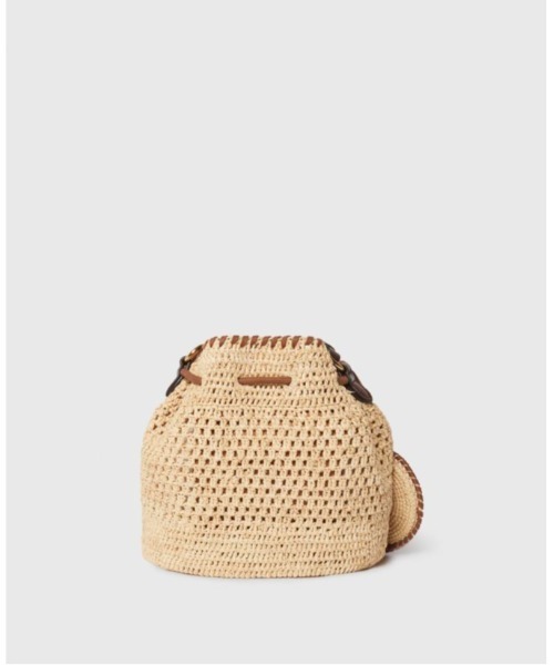 ★Stella McCartney★ FALABELLA ラフィア ショルダーバッグ Falabella Raffia Crochet Bucket Bag / ファラベラ ラフィア