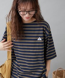 GEVACO | 【GEVACO】ボートネック半袖ボーダーTEE(Tシャツ/カットソー)
