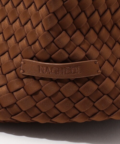 【Naghedi】Nomad ブラウン ラージ ホーボー ショルダーバッグ NAGHEDI Nomad Large Hobo ワンショルダーバッグ（バックパック