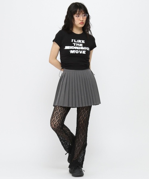 3.3 Field Trip （3.3フィールドトリップ）の「3.3 Field Trip／レースフレアパンツ（その他パンツ・レディース・ブラック/オフホワイト・FREE）」の12枚目の写真