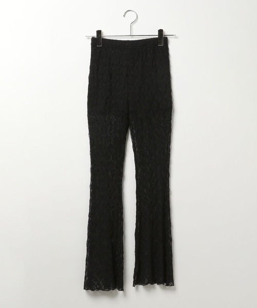 3.3 Field Trip （3.3フィールドトリップ）の「3.3 Field Trip／レースフレアパンツ（その他パンツ・レディース・ブラック/オフホワイト・FREE）」の20枚目の写真