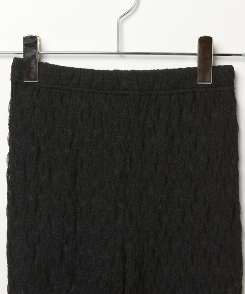 3.3 Field Trip （3.3フィールドトリップ）の「3.3 Field Trip／レースフレアパンツ（その他パンツ・レディース・ブラック/オフホワイト・FREE）」の21枚目の写真