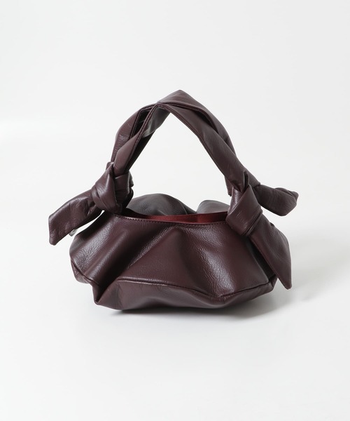 POMTATA(ポンタタ)の「『別注』POMTATA×DOORS CANDY TOTE M(ハンドバッグ・レディース・ボルドー/ベージュ系その他/ブラック・MEDIUM)」の6枚目の写真