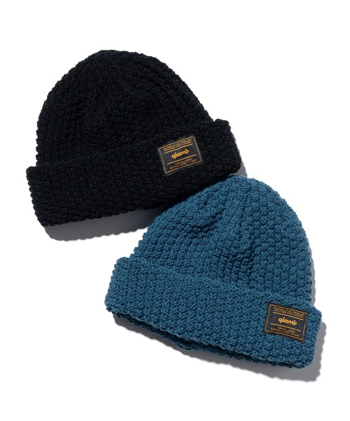 glamb（グラム）の「Puffy Knit Beanie / パフィニットビーニー（ニットキャップ/ビーニー・メンズ・ブラック/ブルー・FREE）」の15枚目の写真