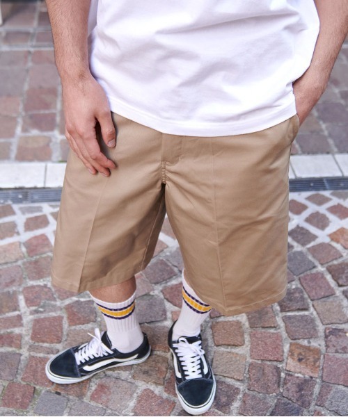 Dickies（ディッキーズ）の「『Dickies/ディッキーズ』TCツイルハーフパンツ（その他パンツ・メンズ・ブラック系1/カーキ/ブラック/ベージュ/チャコール/ネイビー・M/L/LL）」の9枚目の写真