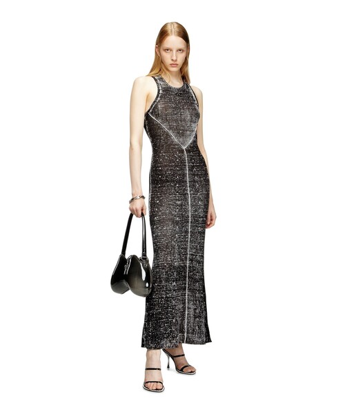 DIESEL（ディーゼル）の「ウィメンズ ニットドレス M-RAB（ドレス・レディース・ブラック・SMALL/X-SMALL）」の4枚目の写真