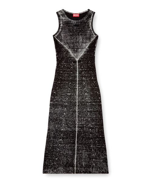 DIESEL（ディーゼル）の「ウィメンズ ニットドレス M-RAB（ドレス・レディース・ブラック・SMALL/X-SMALL）」の5枚目の写真