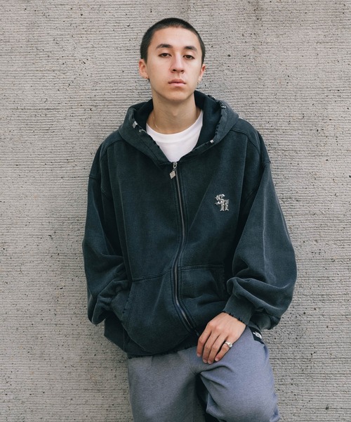 セール】SUPPLIER/サプライヤー Vintage Wash Pierced Zip
