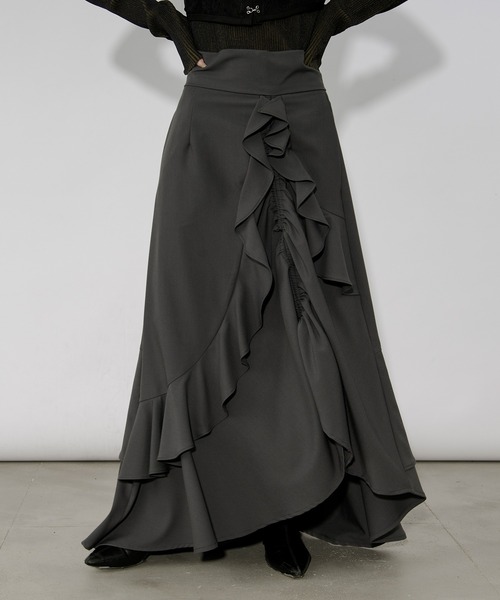 セール】Asymmetry Waltz ドロストフレアスカート（スカート