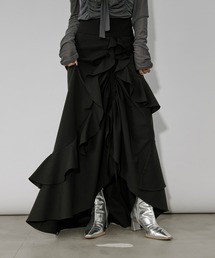 Ezick | Asymmetry Waltz ドロストフレアスカート(スカート)